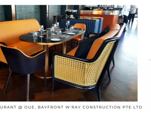 VUE RESTAURANT @ OUE, Bayfront - W'Ray Construction Pte Ltd (2019)